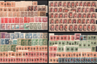 Ukrainian Tridents, Ukraine, Stock of Stamps