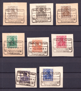 1919 Belgium, German Occupation, Germany (Special Cancelations)