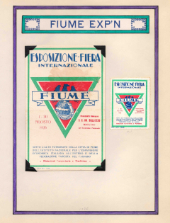 1926 International Exhibition-Fair, Fiume, Italy, Stock of Cinderellas, Non-Postal Stamps, Labels, Advertising, Charity, Propaganda, Postcard (#680)