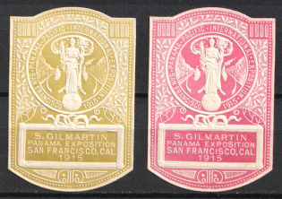 1915 Exhibition, San Francisco, United States, Stock of Cinderellas, Non-Postal Stamps, Labels, Advertising, Charity, Propaganda
