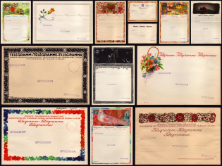 1918-35 Telegrams, Switzerland, Germany, Stock of Cinderellas, Non-Postal Stamps, Labels, Advertising, Charity, Propaganda, Souvenir Sheets (Specimens, #722)