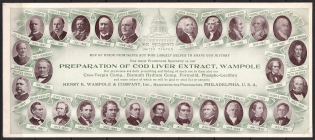 Henry K. Wampole and Company Corporated, Philadelphia, United States, Stock of Cinderellas, Non-Postal Stamps, Labels, Advertising, Charity, Propaganda, Souvenir Sheet