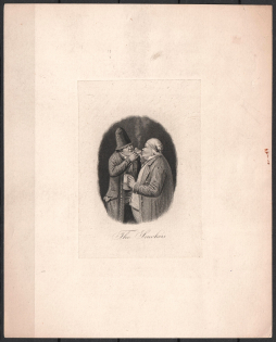 'The Smokers', Stock of Cinderellas, Non-Postal Stamps, Labels, Advertising, Charity, Propaganda, Essay