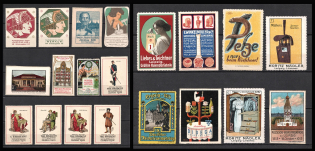 Exhibition, Germany, Stock of Rare Cinderellas, Non-postal Stamps, Labels, Advertising, Charity, Propaganda
