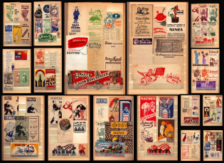 Lables, Europe, Collection of Cinderellas, Non-Postal Stamps, Labels, Advertising, Charity, Propaganda (#726)