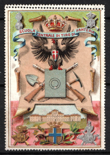 Italy, Proof, Essay of Military Unit Label, Italian Army, Rare