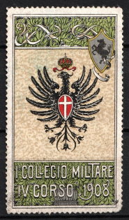 Italy, Proof, Essay of Military Unit Label, Italian Army, Rare