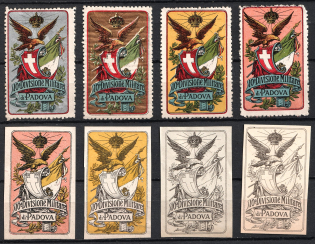 Italy, Proofs, Essays of Military Unit Label, Italian Army, Rare