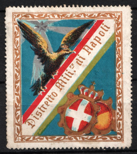 Italy, Proof, Essay of Military Unit Label, Italian Army, Rare