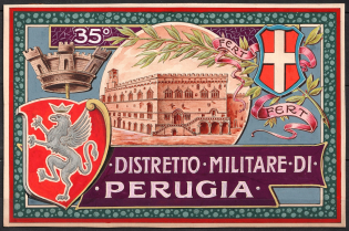 Italy, Proof, Essay of Military Unit Label, Italian Army, Rare