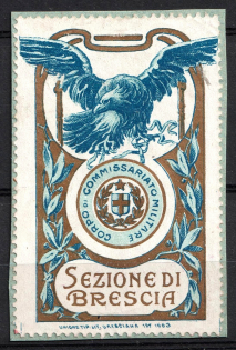 Italy, Proof, Essay of Military Unit Label, Italian Army, Rare