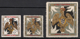 Italy, Proofs, Essays of Military Unit Label, Italian Army, Rare