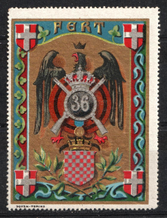 Italy, Proof, Essay of Military Unit Label, Italian Army, Rare