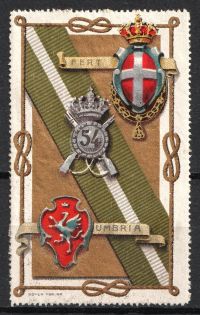 Italy, Proof, Essay of Military Unit Label, Italian Army, Rare