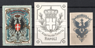 Italy, Proofs, Essays of Military Unit Label, Italian Army, Rare