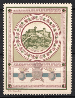 Italy, Proof, Essay of Military Unit Label, Italian Army, Rare