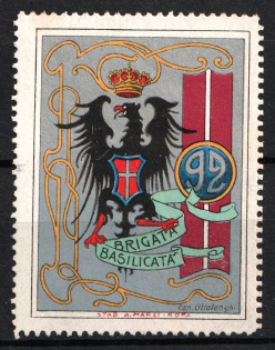 Italy, Proof, Essay of Military Unit Label, Italian Army, Rare