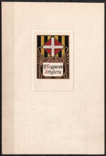 Italy, Proof, Essay of Military Unit Label, Italian Army, Rare