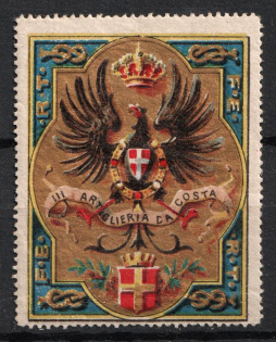 Italy, Proof, Essay of Military Unit Label, Italian Army, Rare