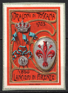 Italy, Proof, Essay of Military Unit Label, Italian Army, Rare