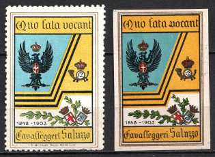 Italy, Proofs, Essays of Military Unit Label, Italian Army, Rare