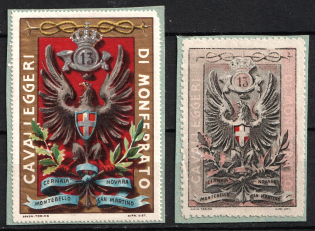 Italy, Proofs, Essays of Military Unit Label, Italian Army, Rare
