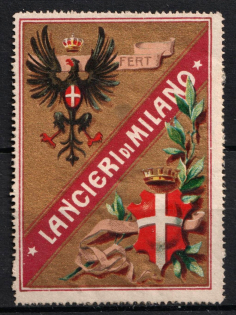 Italy, Proof, Essay of Military Unit Label, Italian Army, Rare