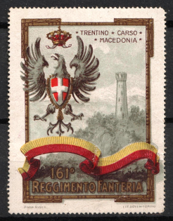 Italy, Proof, Essay of Military Unit Label, Italian Army, Rare