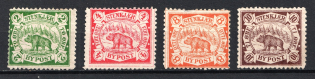 1888 Norway, Stock of Cinderellas, Non-Postal Stamps, Labels, Advertising, Charity, Propaganda (Canceled)