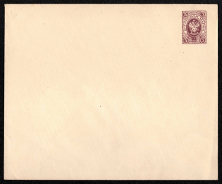 1883-85 5k Postal stationery stamped envelope, Russian Empire, Russia (SC МК #37А, 144 x 120 mm, 16th Issue)