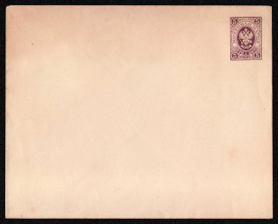 1883-85 5k Postal stationery stamped envelope, Russian Empire, Russia (SC МК #37Б, 139 x 111 mm, 16th Issue)