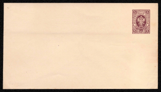 1889-90 5k Postal stationery stamped envelope, Russian Empire, Russia (SC МК #40Б, 143 x 81 mm, 17th Issue)