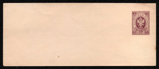 1889-90 5k Postal stationery stamped envelope, Russian Empire, Russia (SC МК #40В, 145 x 60 mm, 17th Issue)