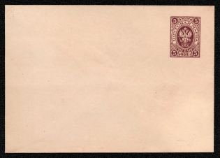 1889-90 5k Postal stationery stamped envelope, Russian Empire, Russia (SC МК #40Г, 114 x 83 mm, 17th Issue)