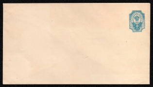 1889-90 10k Postal stationery stamped envelope, Russian Empire, Russia (SC МК #42Б, 143 x 81 mm, 17th Issue)