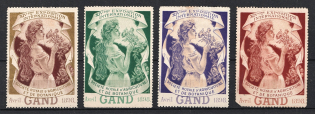 1898 International Exhibition of Agriculture and Botany, Gand, Belgium, Stock of Cinderellas, Non-Postal Stamps, Labels, Advertising, Charity, Propaganda