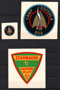 Camp Osceola, California, Camp Stambaugh, Ohio, United States, Stock of Cinderellas, Non-Postal Stamps, Labels, Advertising, Charity, Propaganda