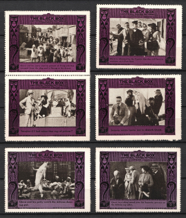 The Black Box Universal Moving Pictures, United States, Stock of Cinderellas, Non-Postal Stamps, Labels, Advertising, Charity, Propaganda (MNH)