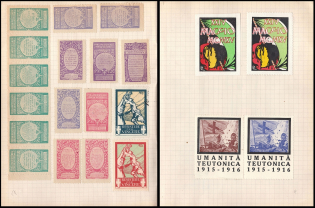 For Resistance and Victory! Military, Italy, Stock of Cinderellas, Non-Postal Stamps, Labels, Advertising, Charity, Propaganda (#560B)