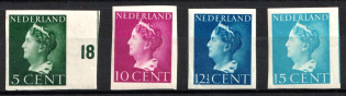 1940 Netherlands (Mi. 341 U-345 U, MNH)