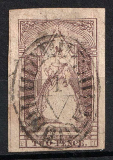 1852 2c Victoria, Commonwealth of Australia (Mi. 58 X, Full Set, Canceled, CV $40)