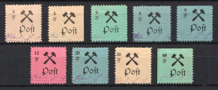 1945 Grosraschen, Germany Local Post (Mi. 14 - 17, 19 - 20, 22, 24)