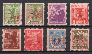 1946 Storkow (Mark), Germany Local Post (Mi. 1 - 8, Full Set, CV $30, MNH)