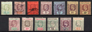 1902-09 Straits Settlements, British Colonies (Canceled, CV $320)