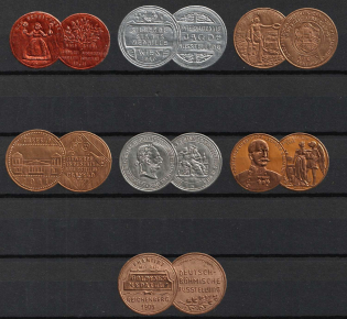 1906-11 Exhibition, Germany, Austria, Stock of Cinderellas, Non-Postal Stamps, Labels, Advertising, Charity, Propaganda