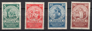 1924 Weimar Republic, Germany (Mi. 351 - 354, Full Set, CV $50)