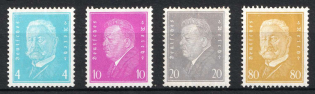 1930-31 Weimar Republic, Germany (Mi. 435 - 437, 454, Full Sets, CV $30)