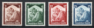 1935 Third Reich, Germany (Mi. 565 - 568, Full Set, CV $160, MNH)