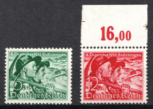 1938 Third Reich, Germany (Mi. 684 - 685, Full Set, CV $50, MNH)