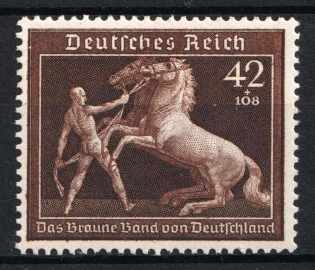 1939 Third Reich, Germany (Mi. 699, Full Set, CV $100, MNH)